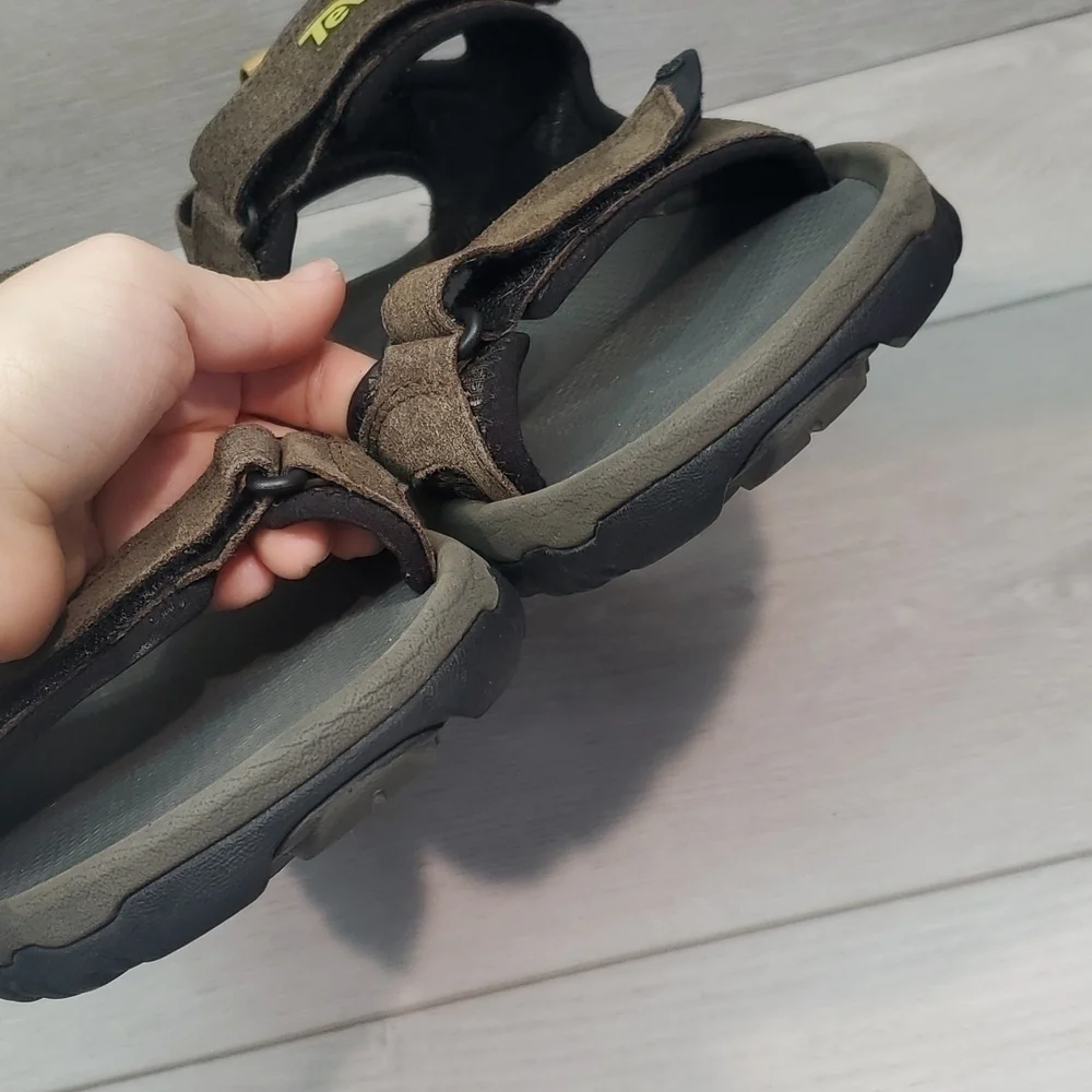 Teva Mens Katavi Walnut 4144 Outdoor Hiking Comfort Sandals shoes sz 12